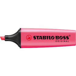 Zakreślacz STABILO BOSS, fluorescencyjny różowy