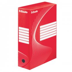 Pudełka archiwizacyjne ESSELTE BOXY 80 mm, czerwone