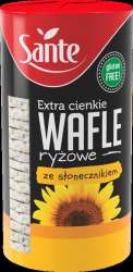 Extra Cienkie Wafle Ryżowe ze Słonecznikiem 110g (12szt) Sante