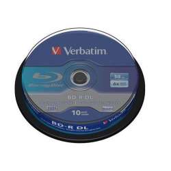 Płyta Verbatim DVD-R 16x 4,7GB 10p cake box DataLife+AZO+,scratch res, bez nadr, mat