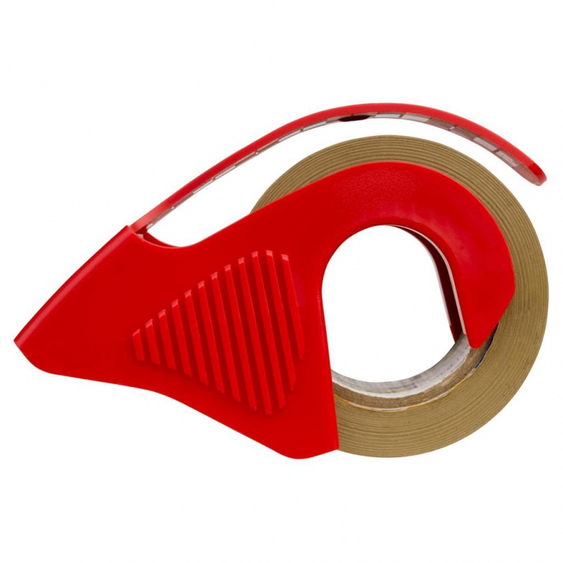 Mini dyspenser do taśm SCOTCH® (C.5020.D), w zestawie taśma pakową, 48mmx20,3m, czerwony - zdjęcie (5