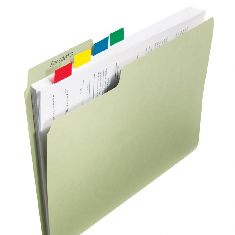 Zestaw zakładek indeksujących Post-it® (6923SP-45PO), pp, 25,4x43,1mm, 2x50 kart., żółty/zielony - zdjęcie (4
