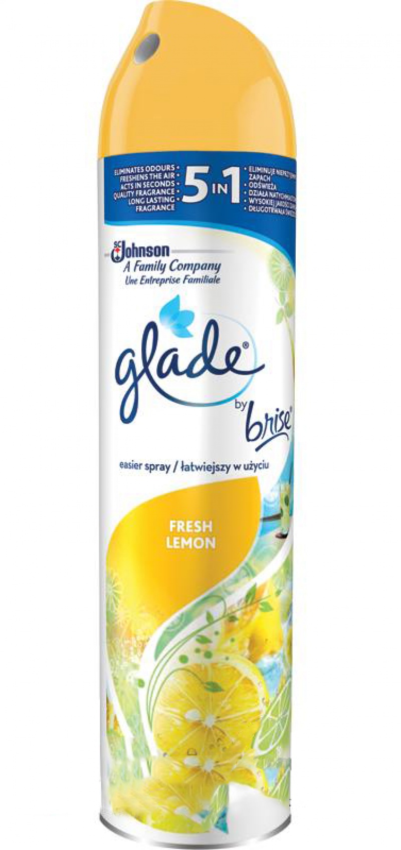 Odświeżacz powietrza GLADE/BRISE Lemon, spray, 300ml