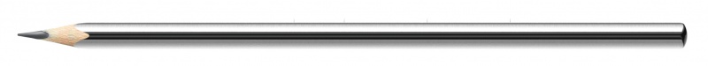 Ołówek drewniany KEYROAD, HB, trójkątny, pakowane na displayu, szary - zdjęcie (3