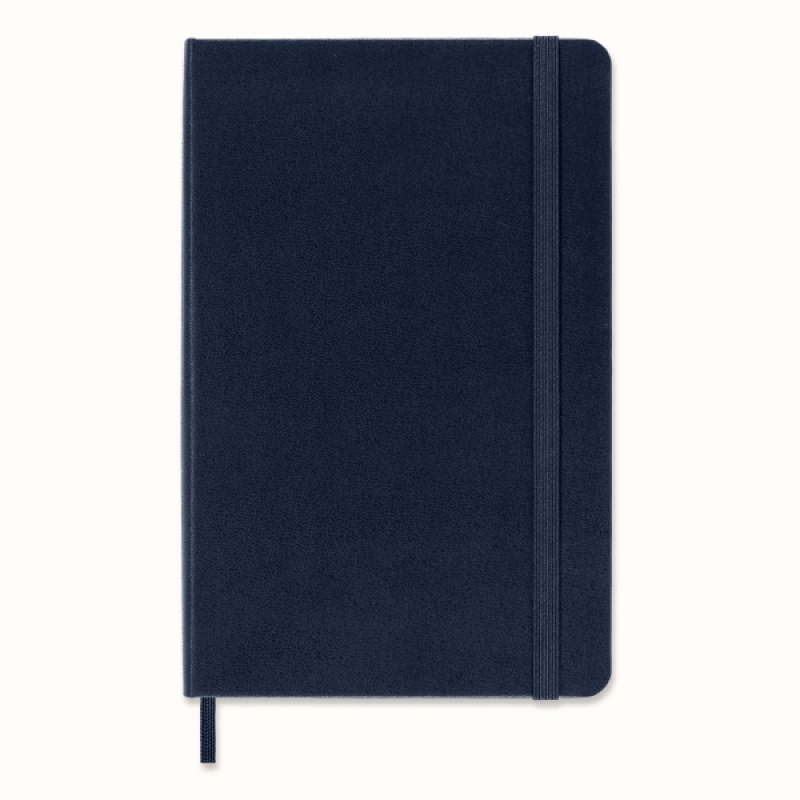 Notes MOLESKINE Classic M (11,5x18 cm) w kropki, twarda oprawa, sapphire blue, 208 stron, niebieski - zdjęcie (10