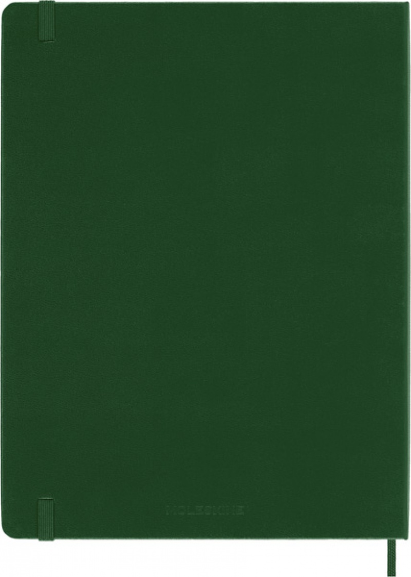 Notes MOLESKINE Classic XL (19x25cm) gładki, twarda oprawa, myrtle green, 192 strony, zielony - zdjęcie (3