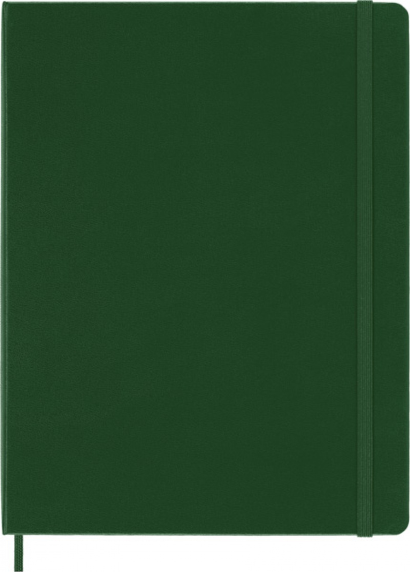Notes MOLESKINE Classic XL (19x25cm) gładki, twarda oprawa, myrtle green, 192 strony, zielony - zdjęcie (11