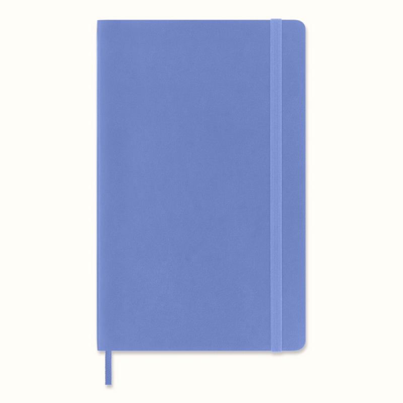 Notes MOLESKINE Classic L (13x21 cm) w linie, miękka oprawa, hydrangea blue, 240 stron, niebieski - zdjęcie (10