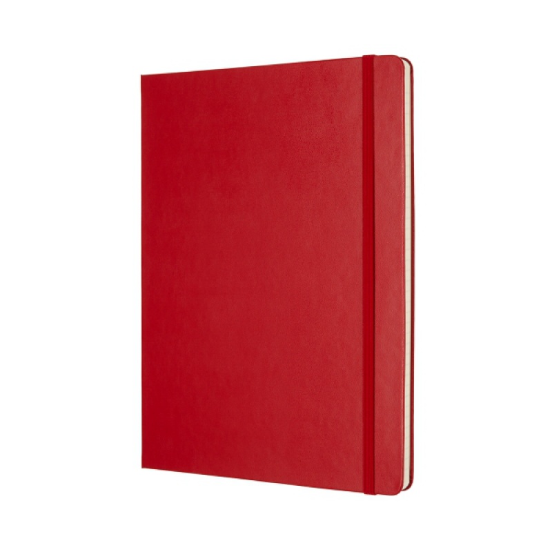 Notes MOLESKINE Classic XL (19x25 cm) w linie, twarda oprawa, 192 strony, czerwony - zdjęcie (5