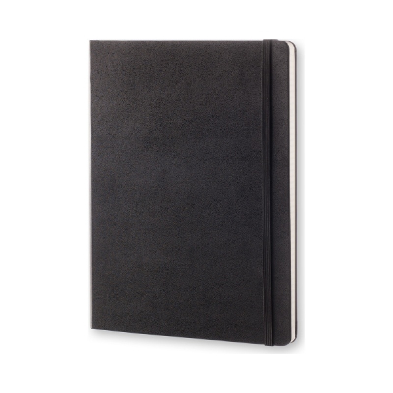 Notes MOLESKINE Classic XL (19x25cm) w kratkę, twarda oprawa, 192 strony, czarny - zdjęcie (5