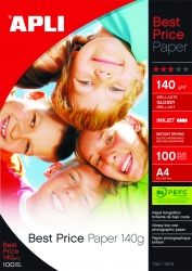 Papier fotograficzny APLI Best Price Photo Paper, A4, 140gsm, błyszczący, 100ark. - zdjęcie (2