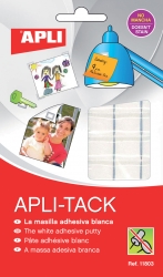 Masa mocująca APLI Apli-Tack, podzielona, 75g, biała - zdjęcie (2