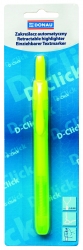 Zakreślacz automatyczny DONAU D-Click, 1-4mm (linia), blister, żółty