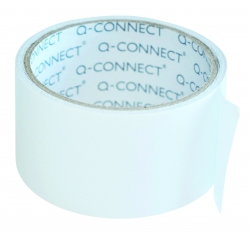 TaÂśma dwustronna Q-CONNECT, 50mm, 5m, transparentna