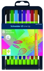 Zestaw cienkopisów SCHNEIDER Line-Up, 0,4mm, stojak, 8 szt., miks kolorów
