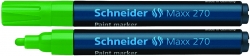 Marker olejowy SCHNEIDER Maxx 270, okrągły, 1-3 mm, zielony