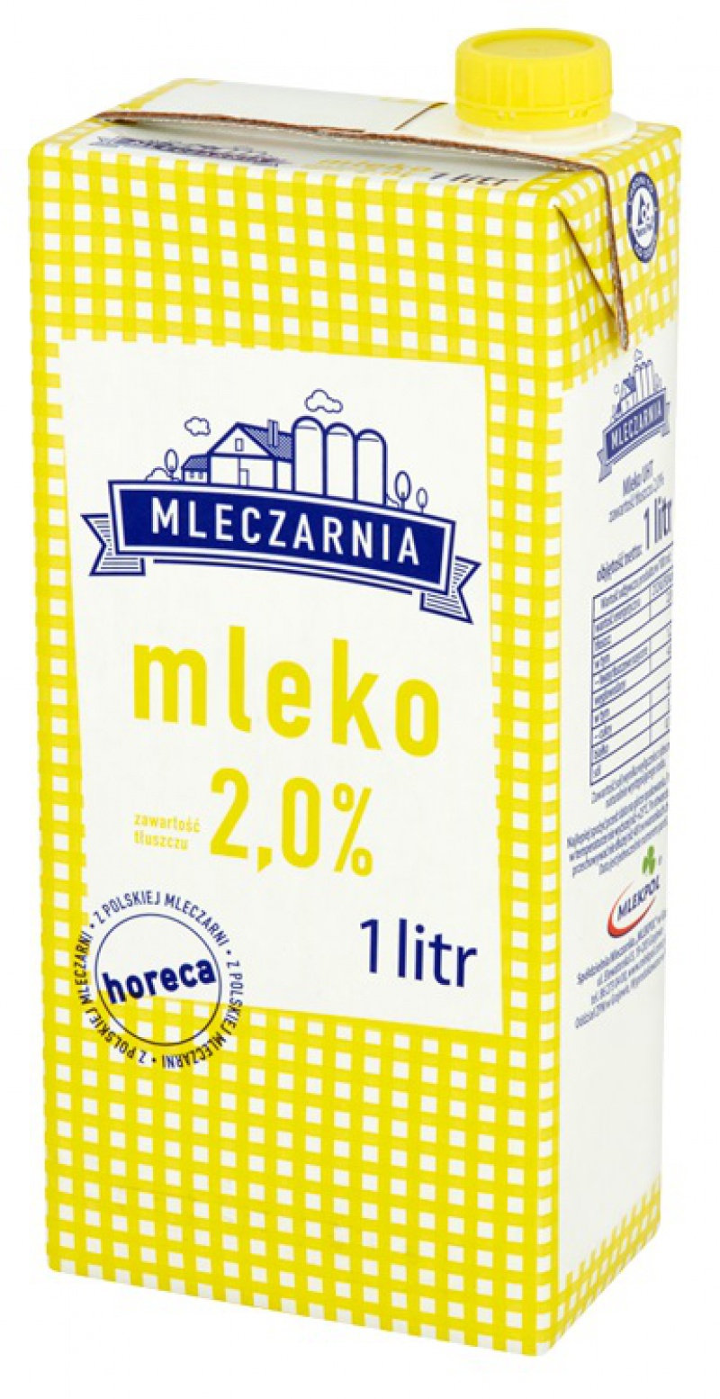 Mleko UHT MLECZARNIA 2%, 1 l