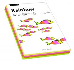 Papier xero kolorowy Rainbow mix pastelowy