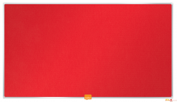 Tablica filcowa panoramiczna 32 czerwona 1905310 NOBO